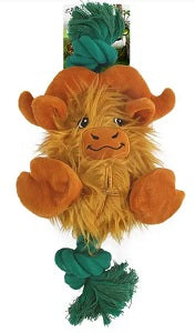 All For Paws Dog Toy Safari Big Foot Buffalo Orange (31cm x 16cm)