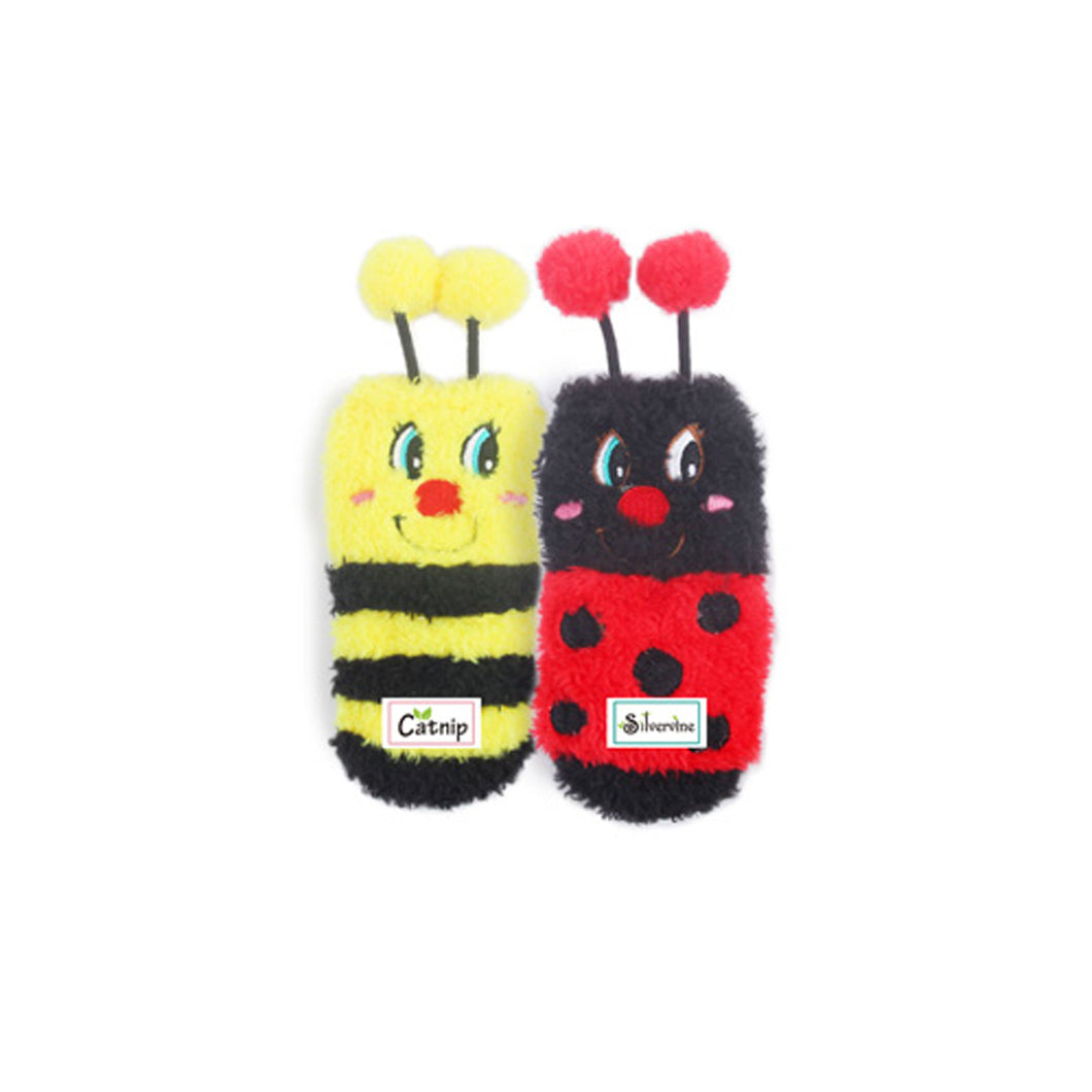 All For Paws Cat Toy Bug Socks 2 Pack (15cm)