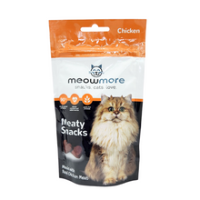 Load image into Gallery viewer, Meowmore Snacks - Meaty or Fishy  Cat Treats - 35g
