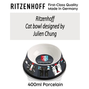 Porcelain Cat Bowl - 400ml  (Ritzenhoff)