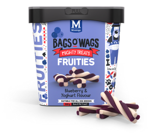 MONTEGO Bags O' Wags Fruities Chewies Dog Treats - Variety of Flavours