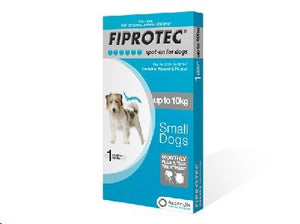 Fiprotec Small Dog Spot On Flea Treatment (For Dog 0-10kg) -  1 Single Pip - Blue Box