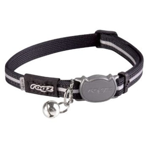 ROGZ Alley Cat SAFETY RELEASE Collar and ROGZ Alley Cat H-Harness with a Lead - Small & X-Small