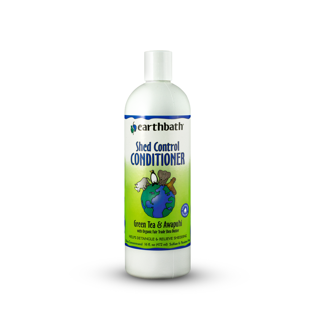 EARTHBATH Shed Control Conditioner for Dogs - Green Tea and Awapuhi - 472ml