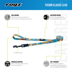 NEW! ROGZ Fusion Dog Range or Collars, Leads & Harnesses