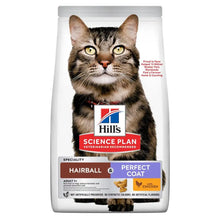 Load image into Gallery viewer, HILL&#39;S SCIENCE PLAN Adult Hairball &amp; Perfect Coat Dry Cat Food Chicken Flavour  - 1.5kg, 3kg or 7kg
