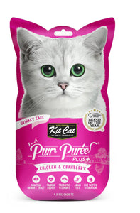 KIT CAT Purr Puree Plus+ Cat Treats  -  Single Sachet - 60g