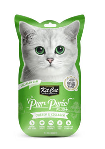 KIT CAT Purr Puree Plus+ Cat Treats  -  Single Sachet - 60g