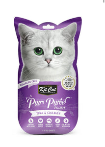 KIT CAT Purr Puree Plus+ Cat Treats  -  Single Sachet - 60g