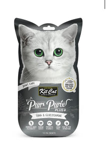 KIT CAT Purr Puree Plus+ Cat Treats  -  Single Sachet - 60g