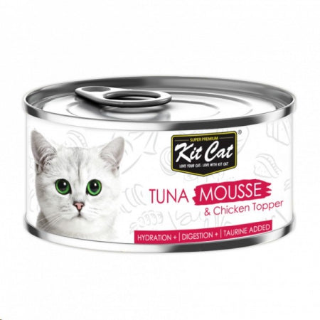 Kit Cat Tuna Mousse & Chicken Topper - 80g