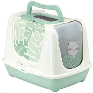 Trendy Cat Enclosed Litter Tray - 50cm x 39cm x 38.9cm