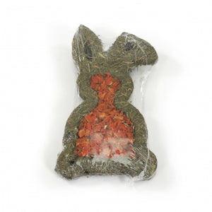 SMALL ANIMALS Carrot and Forage Treats in a Bunny Shape - 19cm