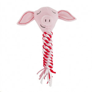 Rosewood Pig-in-Blanket Rope Dog Toy (28cm)