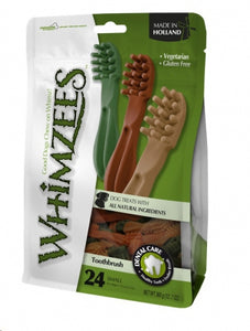 Whimzees Toothbrush Small 24pc Value Bag