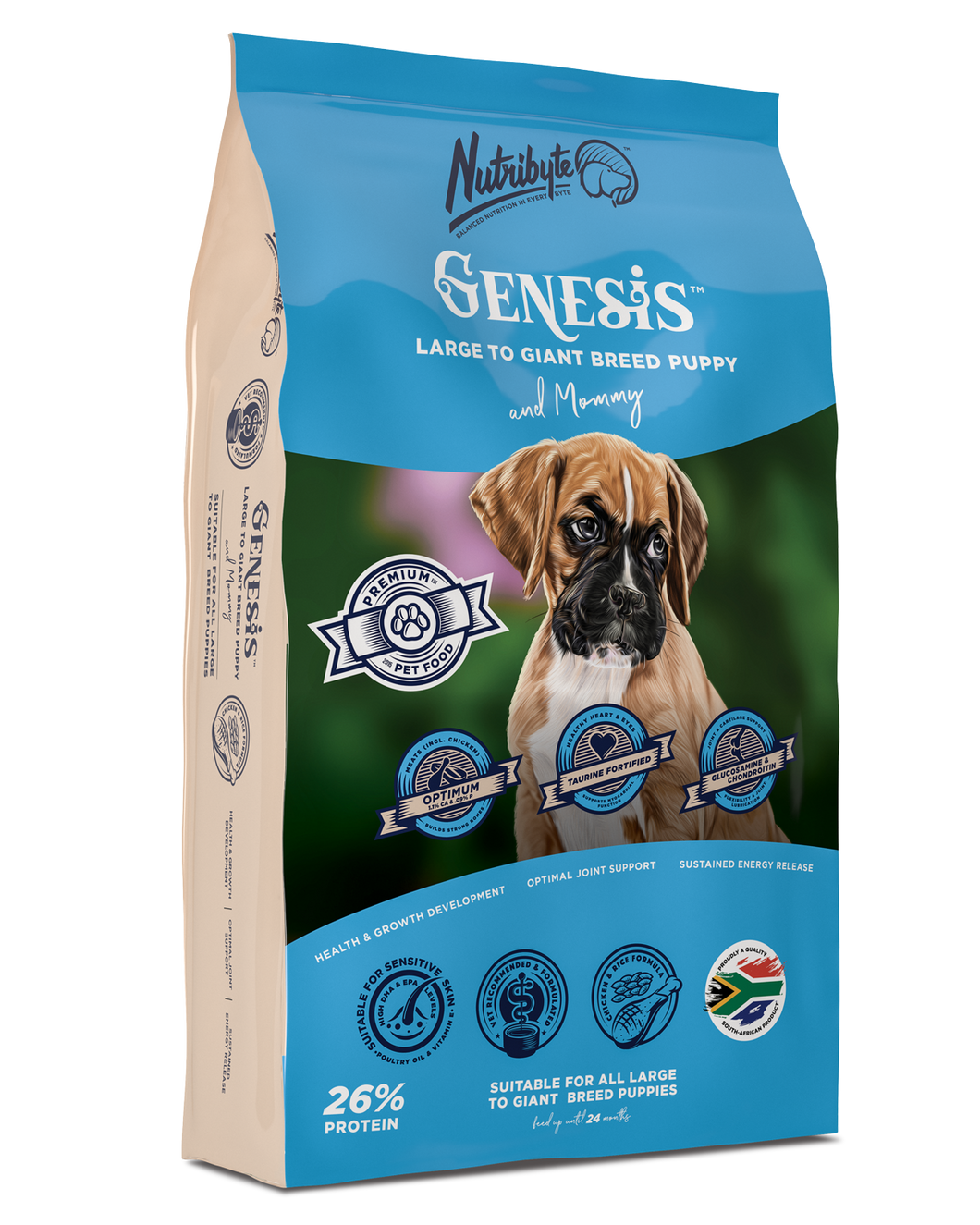 Nutribyte GENESIS Large to Giant Breed Puppy Dog Food 8kg & 20kg