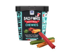 Load image into Gallery viewer, BAGS O&#39; WAGS Montego Treats BEEF &amp; VEGGIES Chewies 120g &amp; 500g tubs
