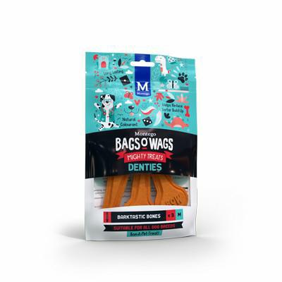 DENTIES Bones Montego Bags O' Wags Treats: 105g