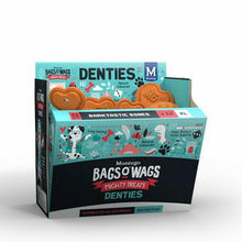 Load image into Gallery viewer, DENTIES Bones Montego Bags O&#39; Wags Treats: X-Large - 12 Pieces
