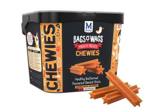 BAGS O' WAGS: Montego Treats DENTAL STICKS Chewies - 120g, 500g & 1.5kg