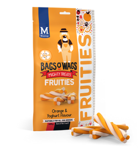 MONTEGO Bags O' Wags Fruities Chewies Dog Treats - Variety of Flavours