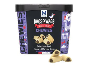 MARROW BONES Chewies: BAGS O' WAGS:  Montego Treats - 120g, 500g, 1.5kg