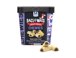 MARROW BONES Chewies: BAGS O' WAGS:  Montego Treats - 120g, 500g, 1.5kg