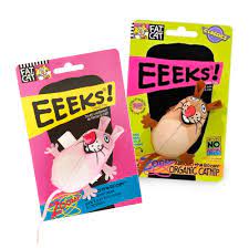 Fat Cat Classic Eeeks Cat Toy - One Size 1-pk