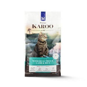 Montego KAROO Adult All Breed Adult Cat Food - Trout & Lamb - 4kg or 10kg