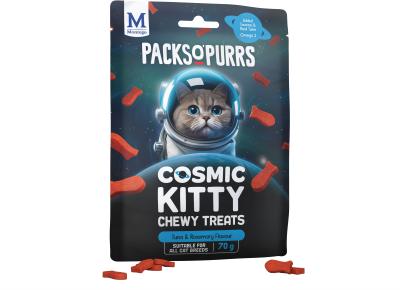 PACKS O' PURRS Montego Cat Treats: TUNA & ROSSEMARY 70g & 200g