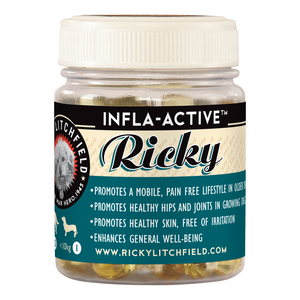 RICKY Litchfield Dog Infla-Active Capsules - 60's or 90's