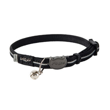 Load image into Gallery viewer, ROGZ AlleyCat Reflective Breakaway Safeloc Buckle Cat Collar 8mm width - X-Small
