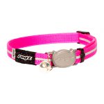 ROGZ AlleyCat Reflective Breakaway Safeloc Buckle Cat Collar 8mm width - X-Small