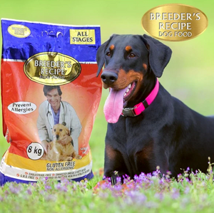 BREEDERS RECIPE GLUTEN FREE Adult Ostrich Dog Food 8kg & 20kg