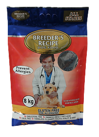 BREEDERS RECIPE GLUTEN FREE Puppy Food 8kg