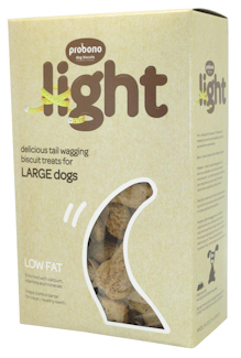 PROBONO Dog Biscuits: Light - For Large Dogs - 1kg