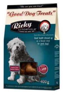 RICKY Litchfield Biscuits - Good Dog  - 400g Box