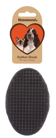 Brush Rubber Salon Grooming Rosewood