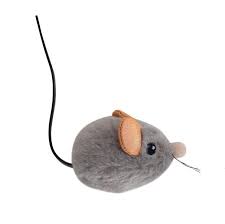 Squeak Squeak Mouse Cat Toy - 15.5cm x 9cm x 5cm